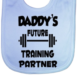 Daddy's Future Training Partner Funny Feeding Bib Present