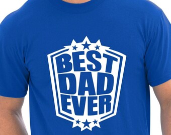 Camiseta "El mejor papá del mundo", regalo novedoso para el Día del Padre