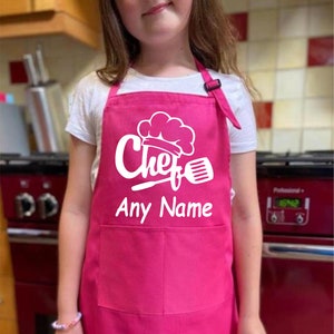 Personalized Kids Chef Apron any name