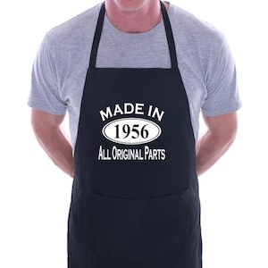 Print4u Made In 1956 70th Birthday BBQ Cooking Funny Novelty Apron