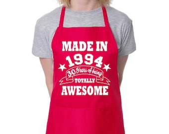 Print4u 30th Birthday Made In 1994 BBQ Cooking Funny Novelty Apron
