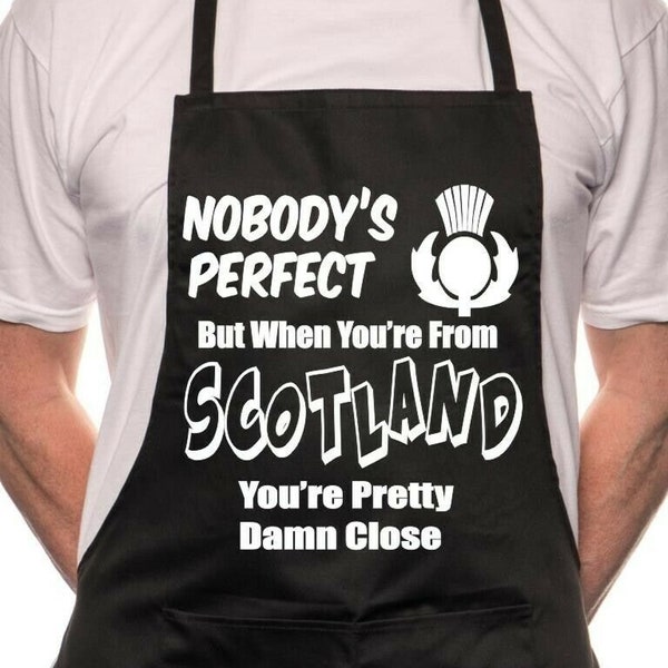 Print4u Scotland Scottish Perfect BBQ Cooking Funny Novelty Apron