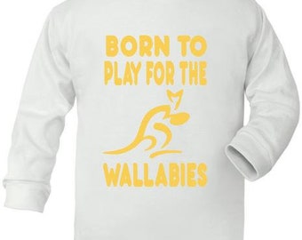 Print4u Born To Play For Wales Football Supersoft Baby Hoodie