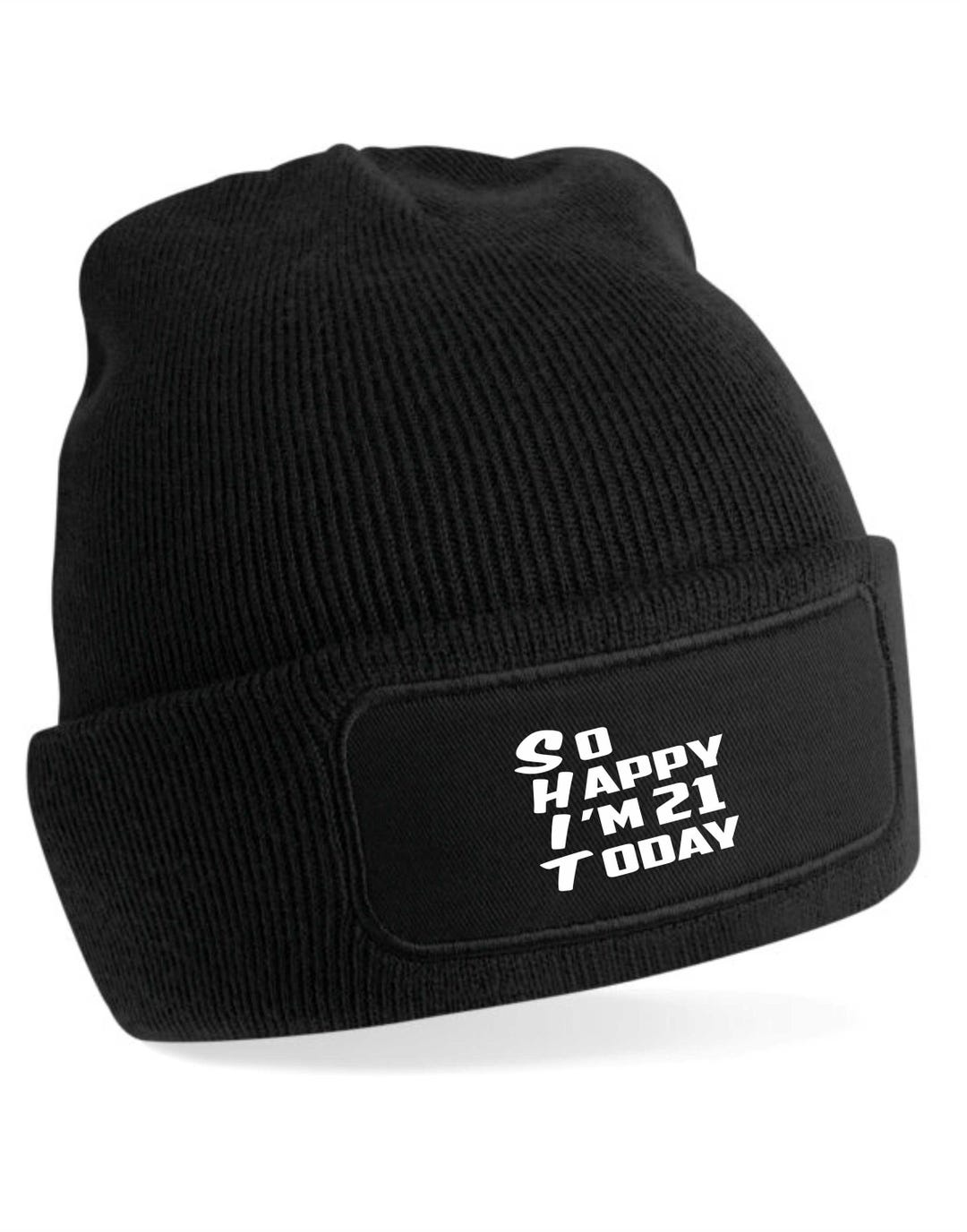 Print4u Beanie Hat Funny Rude 21st Birthday Gift Men & Ladies 21