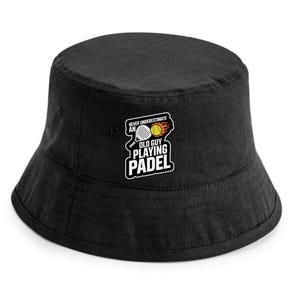 Padel Non sottovalutare mai Vecchio Cappello a secchiello Divertente Festa del papà