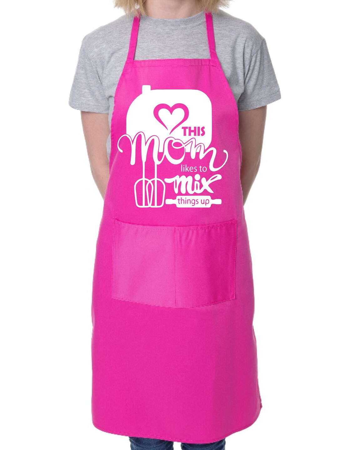 Print4u This Mom Likes to Mix Things up Ladies Baking Cooking Funny ...