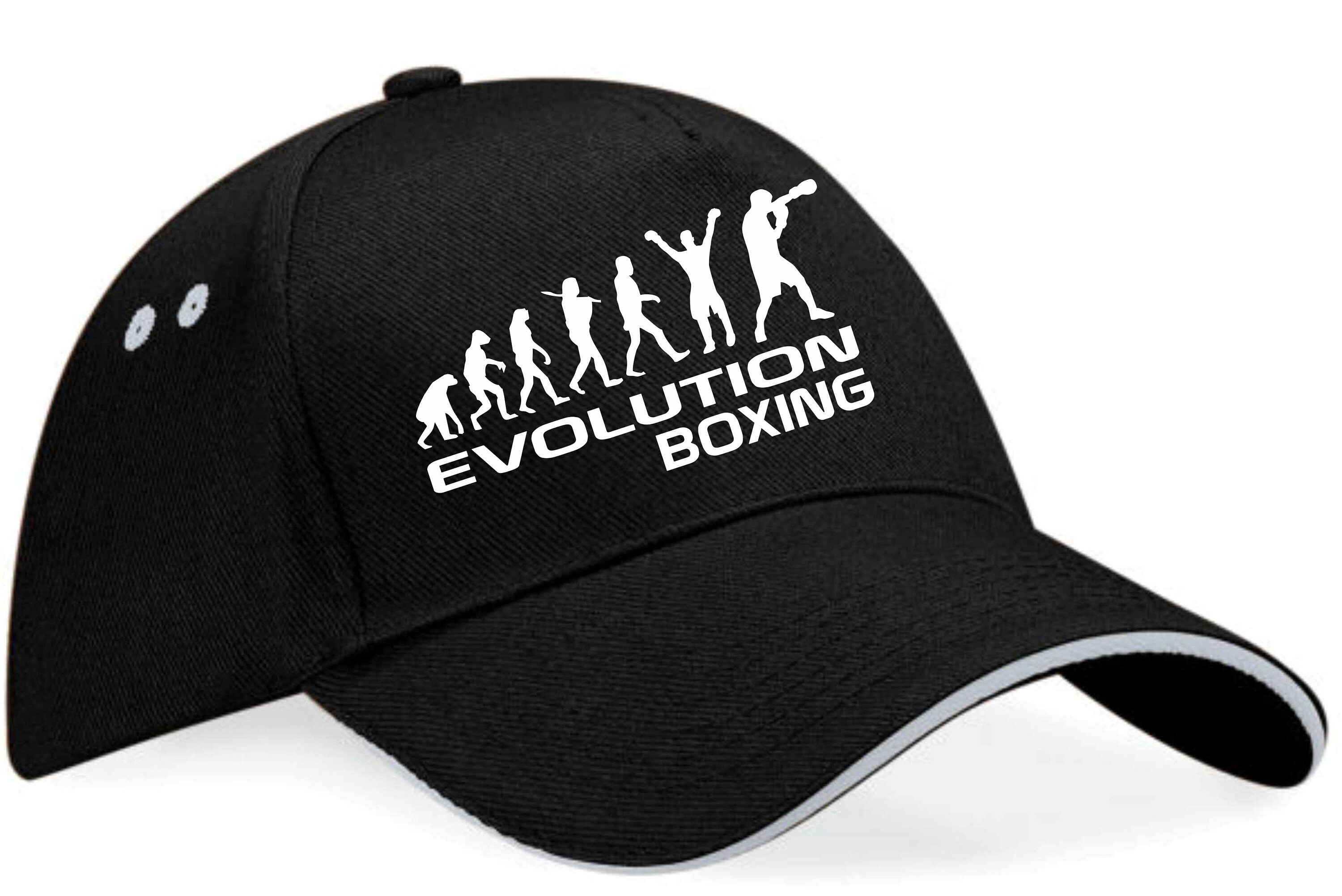 Print4u Evolution of Boxing Baseball Cap Sport Birthday Present for Men ...