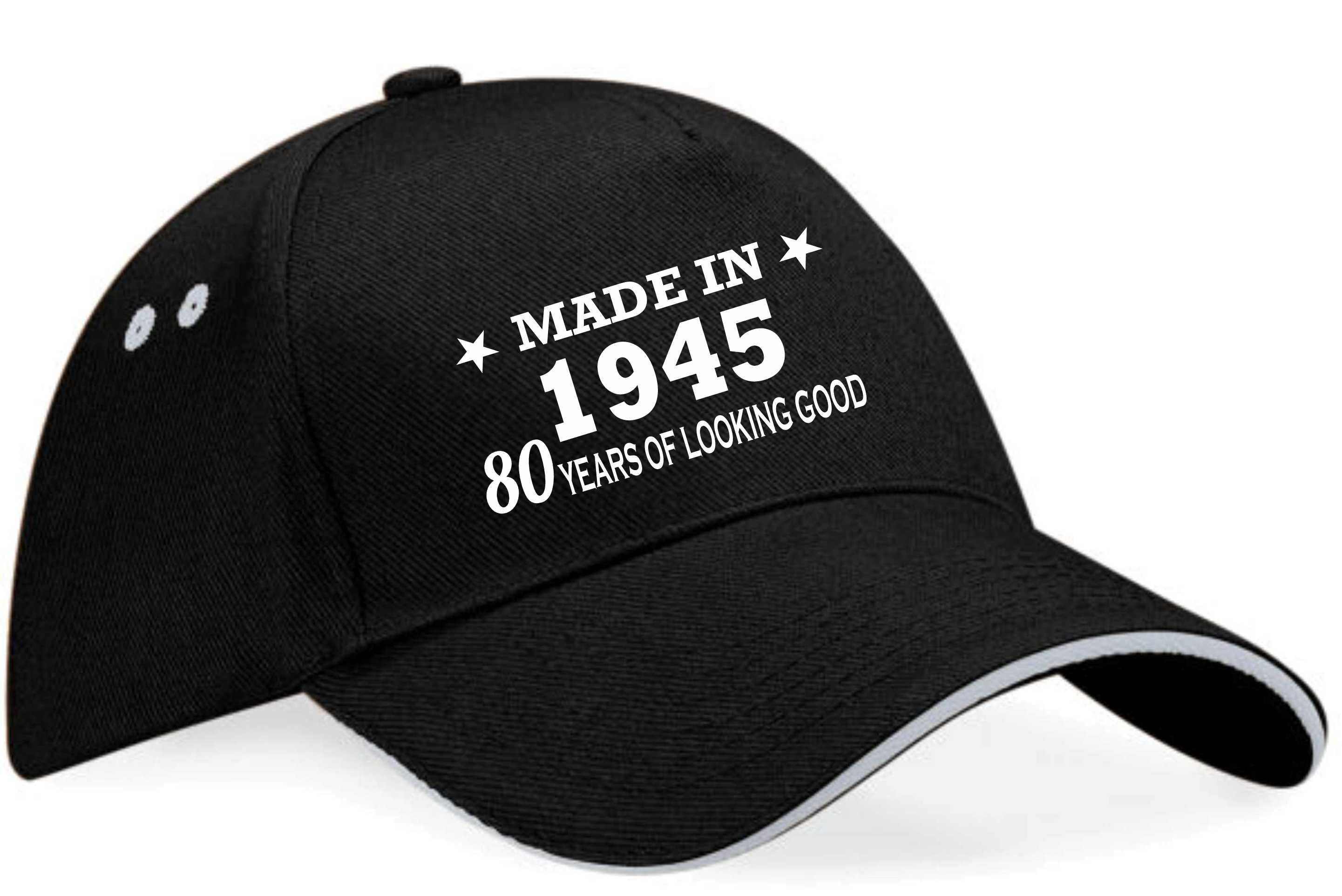 80th Birthday Hat - 'It Took Me 80 Years To Look This Good' Embroidered Washed Cotton Cap, Adjustable - View #9