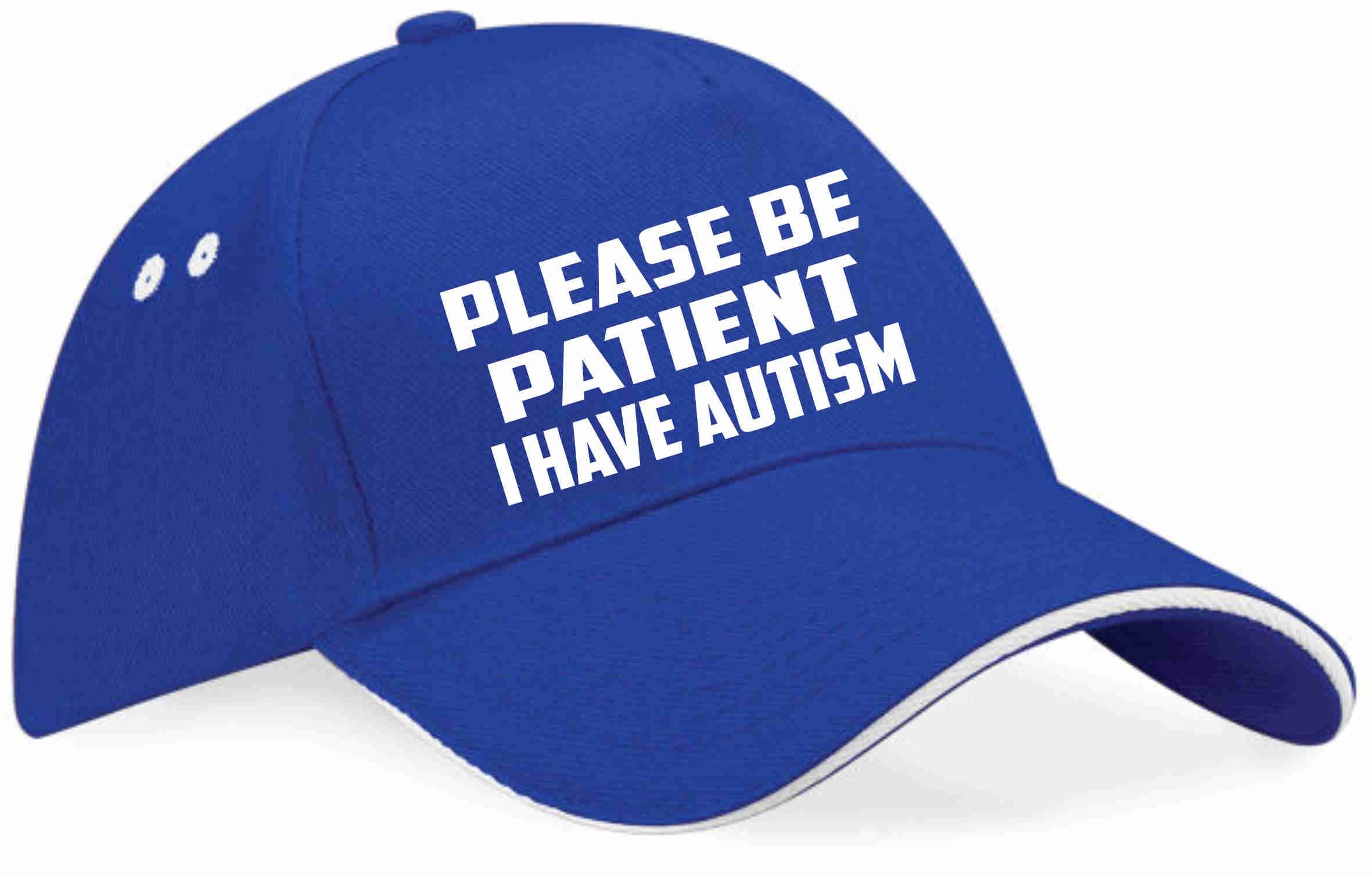 Print4u Be Patient I Have Autism Baseball Cap Mental Health Awareness ...