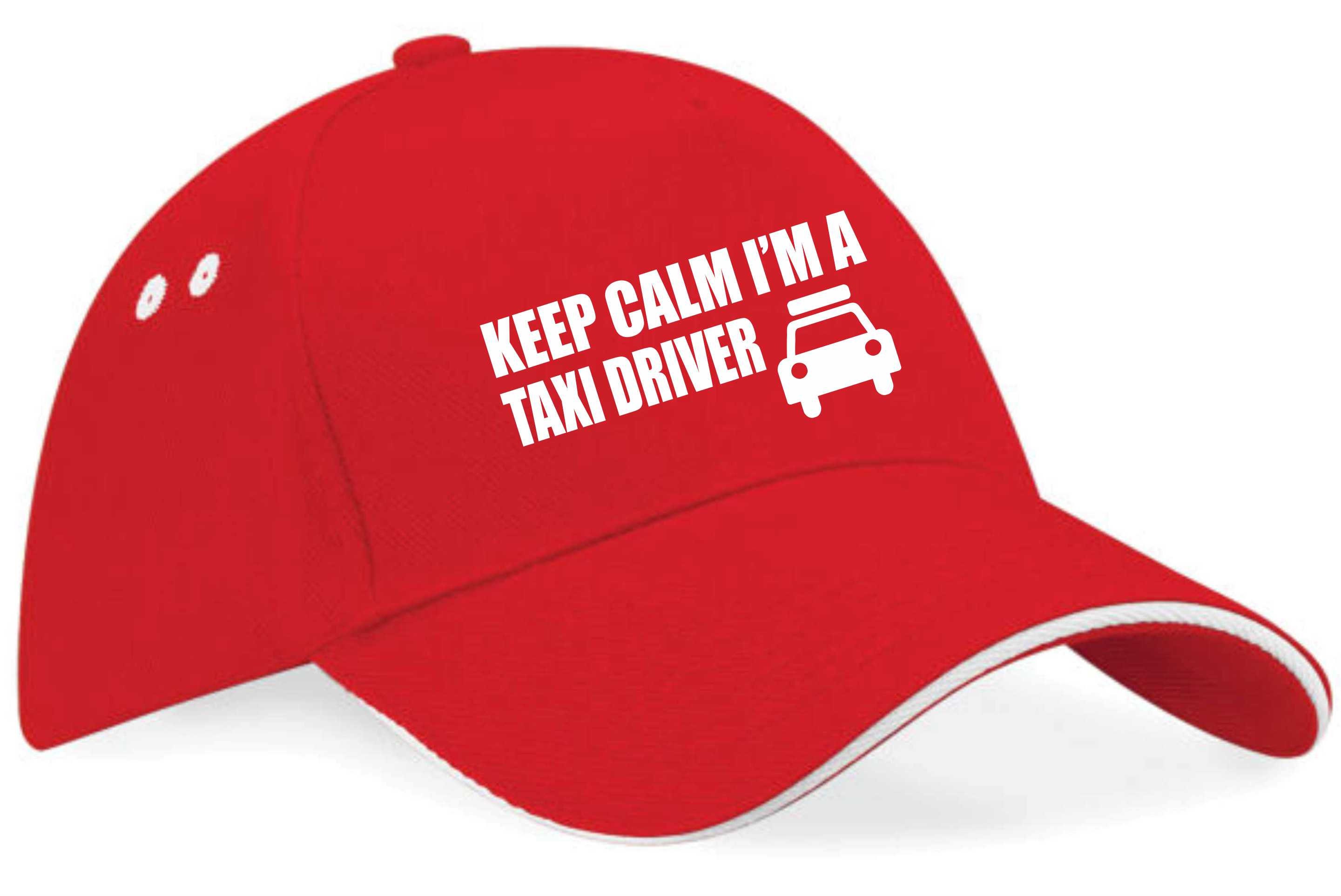 Print4u Keep Calm I m A Taxi Driver Baseball Cap Funny Birthday