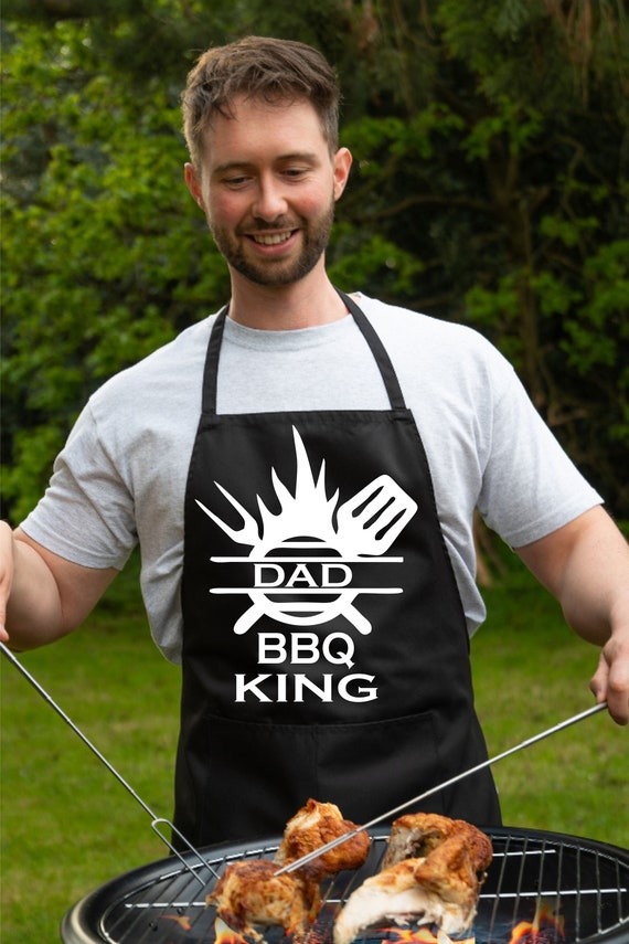 Delantal personalizado King of the BBQ Delantal de hombre personalizado  Delantal de hombre Regalos de barbacoa Regalo del día del padre Regalos de  abuelo Regalos de parrilla -  España