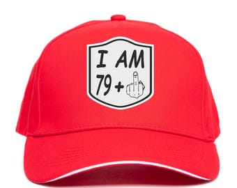 Gorra de béisbol "Tengo 79+1", regalo para el 80 cumpleaños, sombrero divertido
