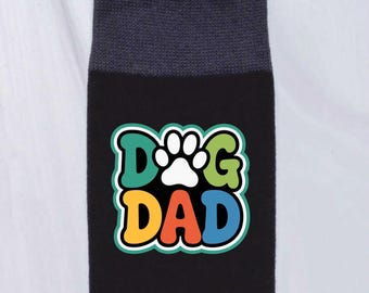 Calcetines para amantes de los perros / Regalo divertido para hombres amantes de los perros, mezcla de algodón, talla única