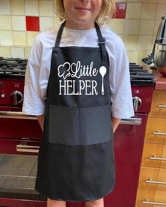Tablier de cuisine - Enfant - Coton - Poche avant - Sangle réglable - Design tendance - Maison Tablier de cuisine - Enfant - Coton - Poche avant - Sangle réglable - Design tendance - Maison