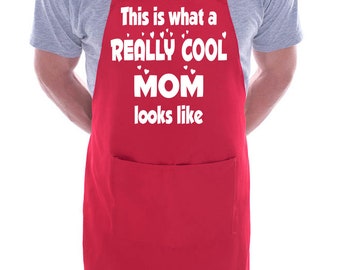 Mom BBQ Apron – Funny Cooking Gift