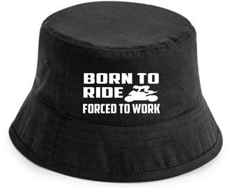 Cappello The Indian Face Born To Ride Unisex | Berretto Trucker 5 Pannelli Con Visiera Curva E Chiusura Regolabile Snapback | Blu/Marrone - 3