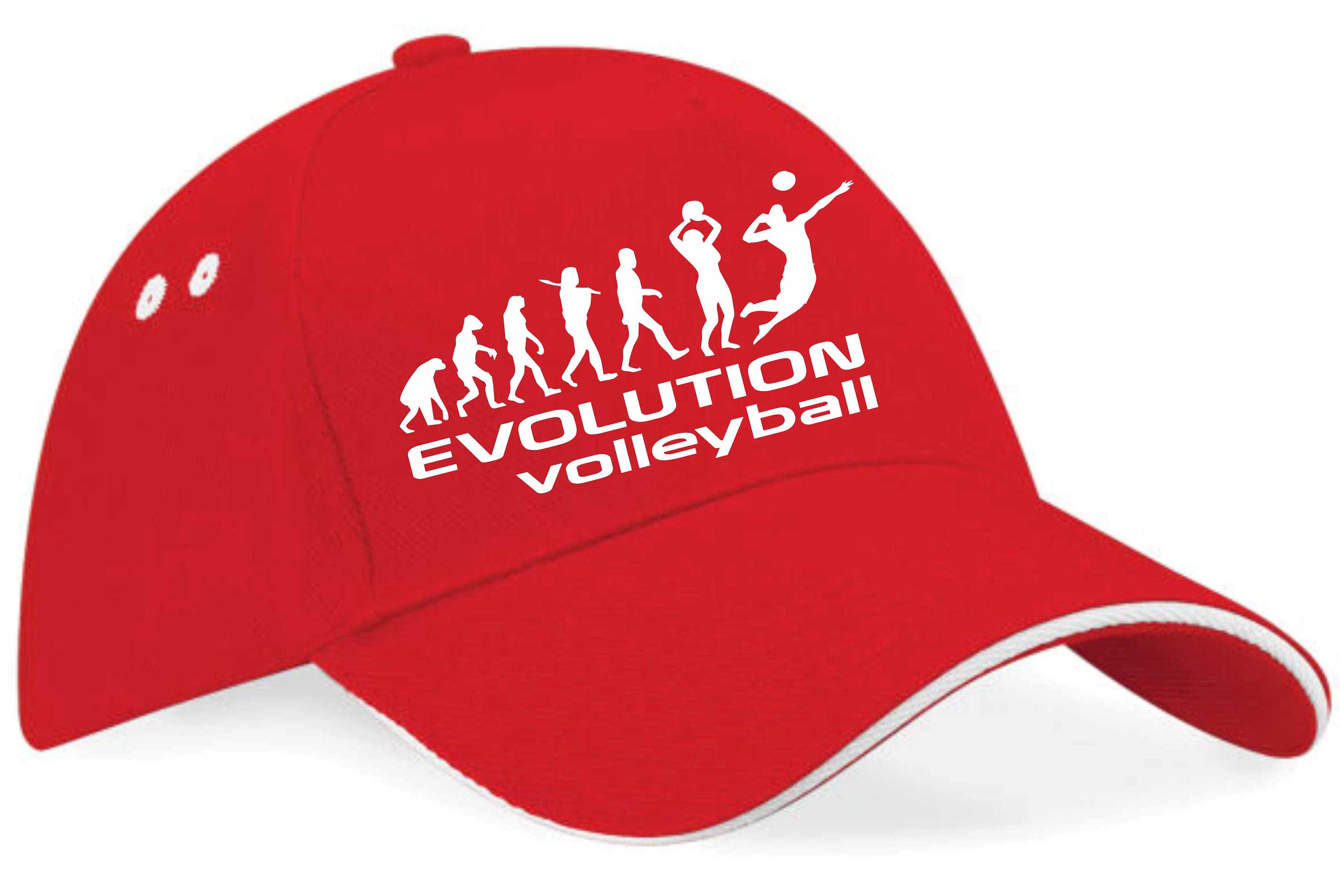 Evolution Of Volleyball Baseball Cap