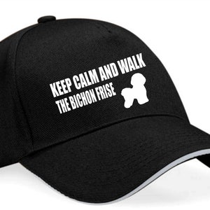 Bichon Frise Baseball Cap: Funny Dog Lover Gift