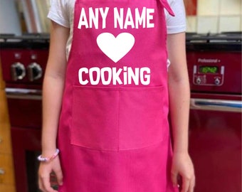 Personalized Kids Apron, Funny Cooking Gift