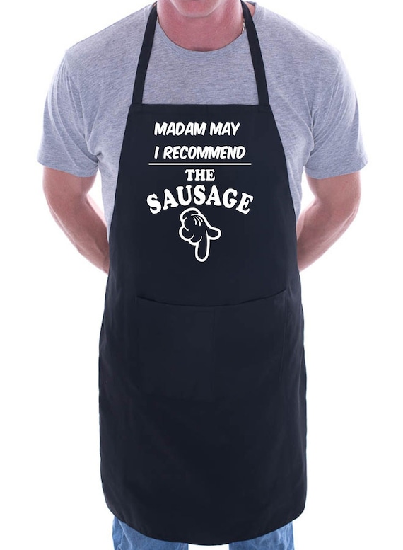 Print4u Madam May I Recommend the Sausage BBQ Chef Cooking Baking