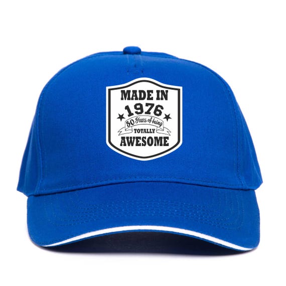 1976 50th Birthday Hat, Baseball Cap, 1976 Gift - Etsy display picture 1