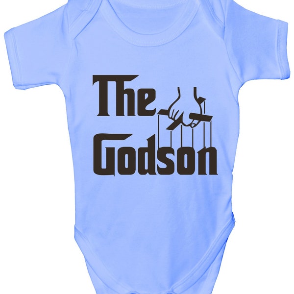 The Godson Babygrow Weste Babykleidung Taufgeschenk Lustiges Geschenk