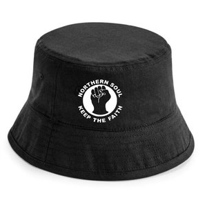 Print4u Northern Soul Bucket Hat Music Lovers Birthday Present For Men And Ladies