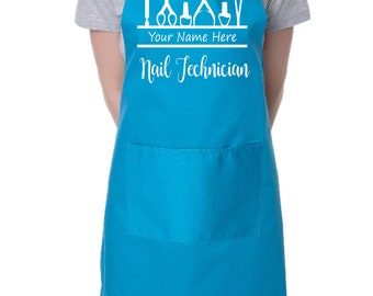 Bestickte Schürze mit Wunsch-Name &Motiv -Ideal für Grill & Gastro - Moderne Stickerei Bestickte Schürze mit Wunsch-Name &Motiv -Ideal für Grill & Gastro - Moderne Stickerei