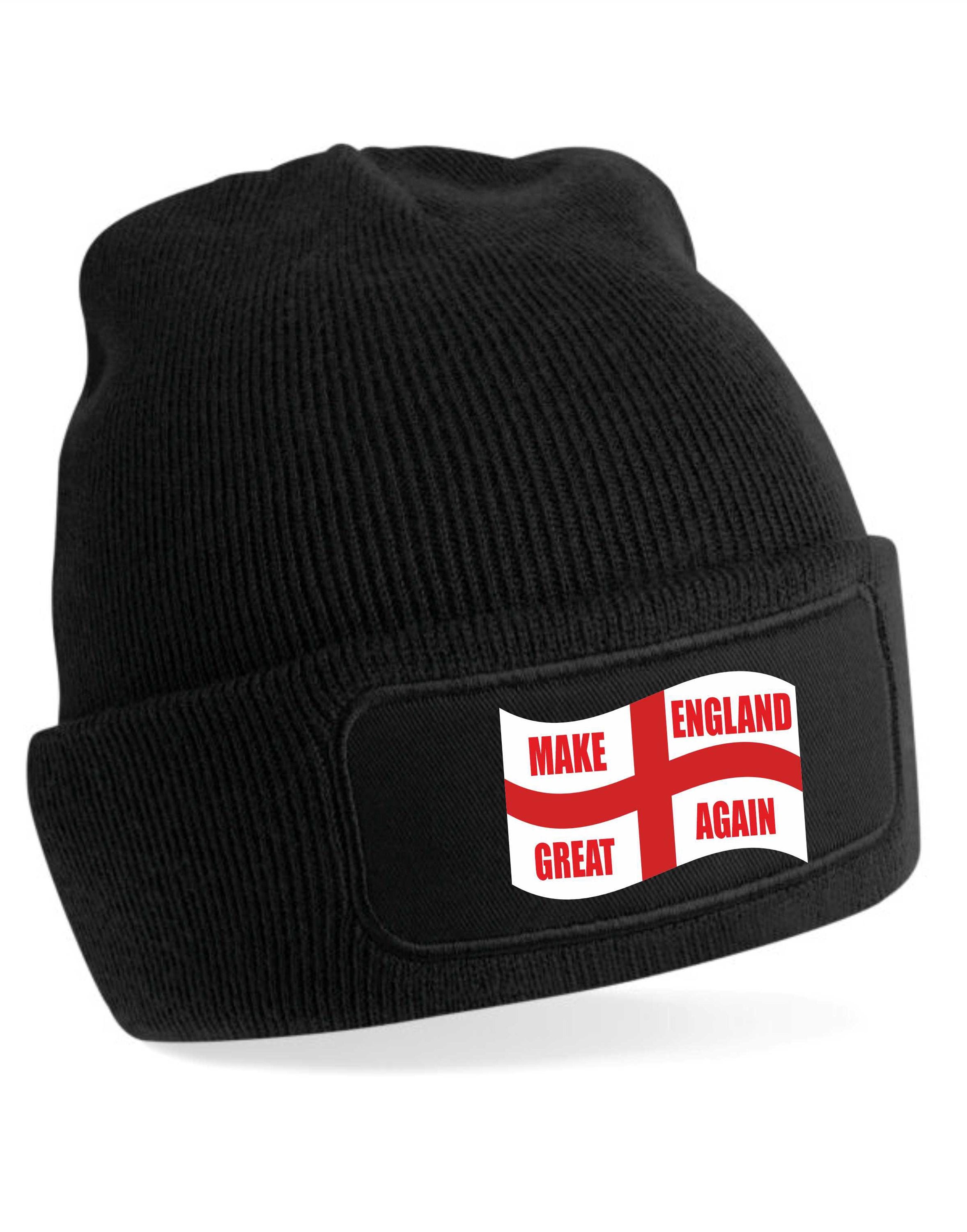 Cappello Baseball Unisex Inghilterra Croce Di San Giorgio - Nero/Rosso/Bianco Ricamato 3D