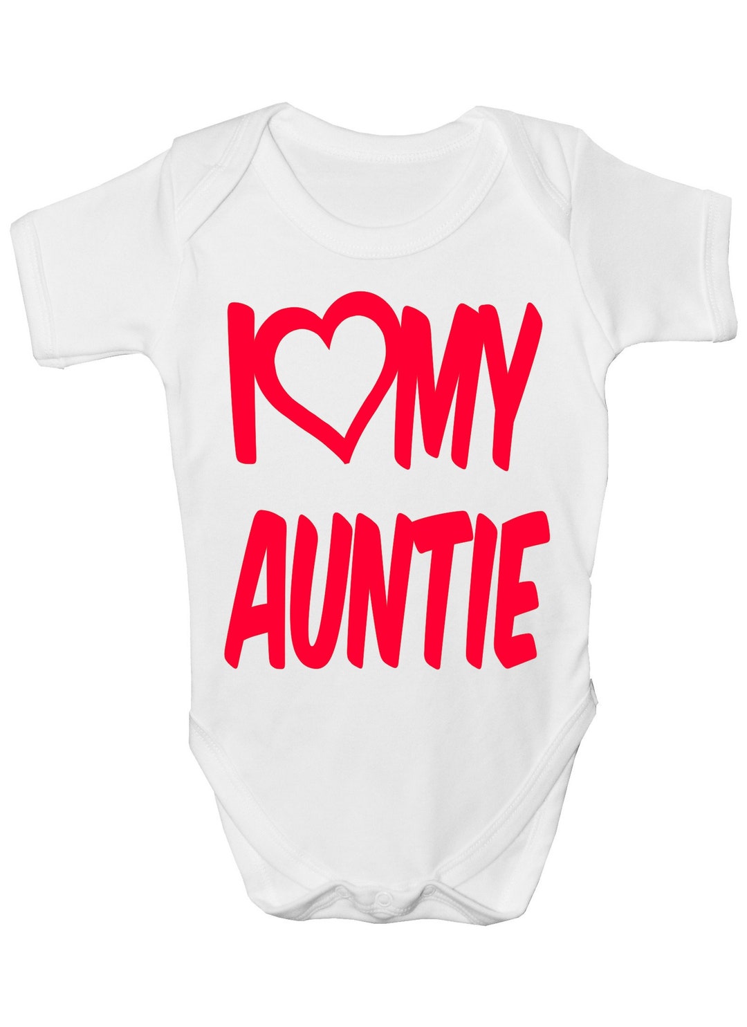 Print4u I Love My Auntie Boys Girls Baby Babygrow Gift Etsy