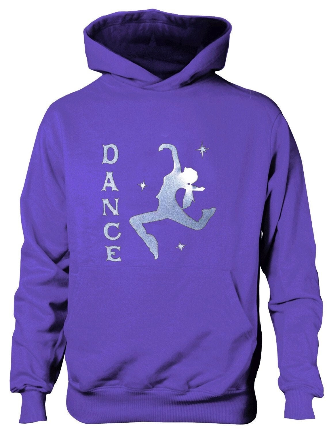 Print4u Dance Great for Dance Clubs Kids Boys Girls Funny Cool Hoodie in Unique White Glitter Etsy