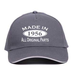 Print4u 1956年製 野球帽 70歳の誕生日プレゼント（男性・女性向け）