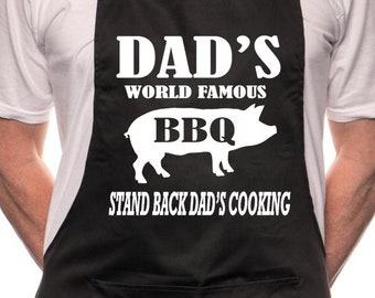 Grembiule da barbecue per papà, divertente regalo di cucina