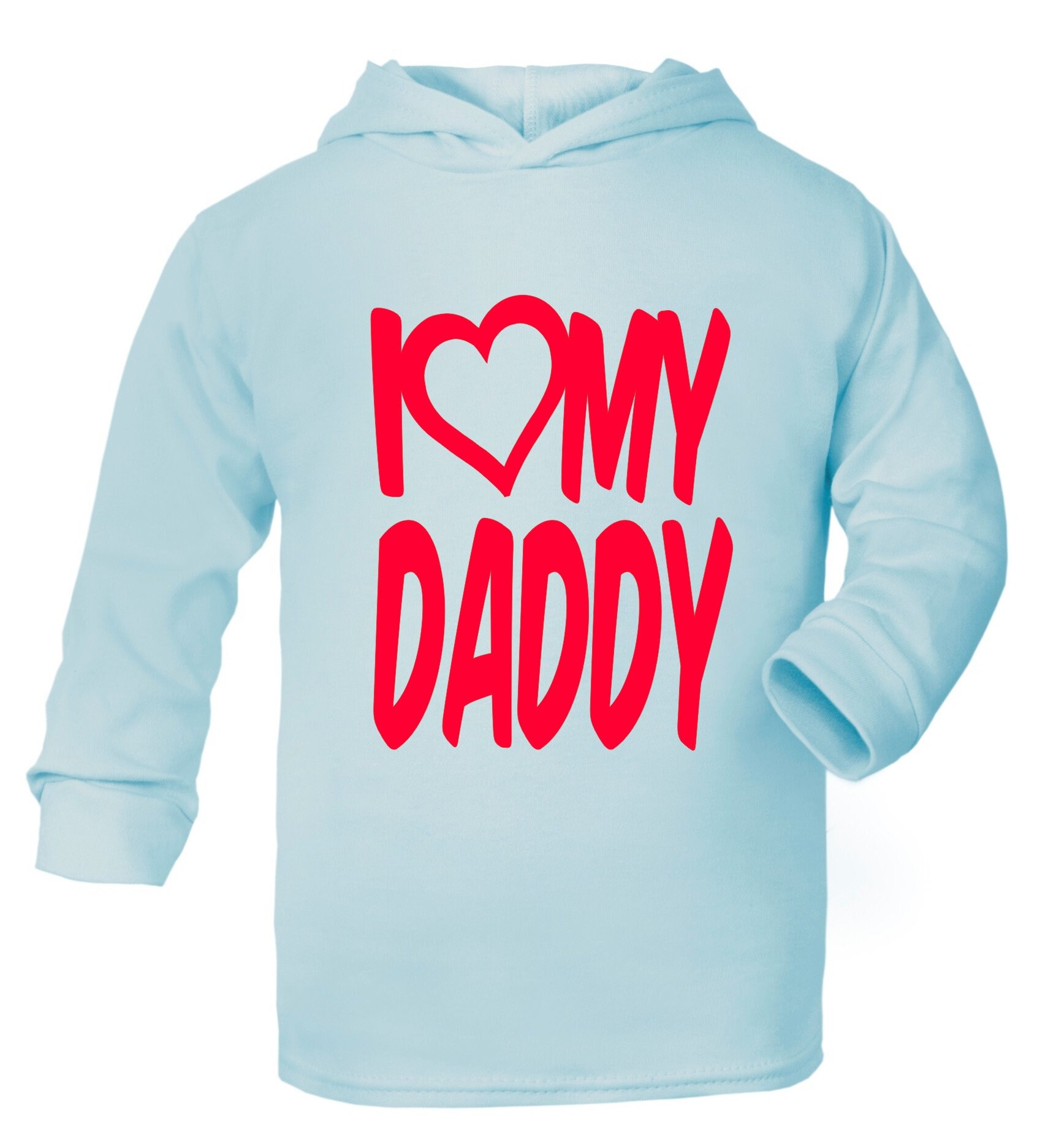 Print4u I Love My Daddy Boys Girls Baby Hoodie Present Gift Etsy UK