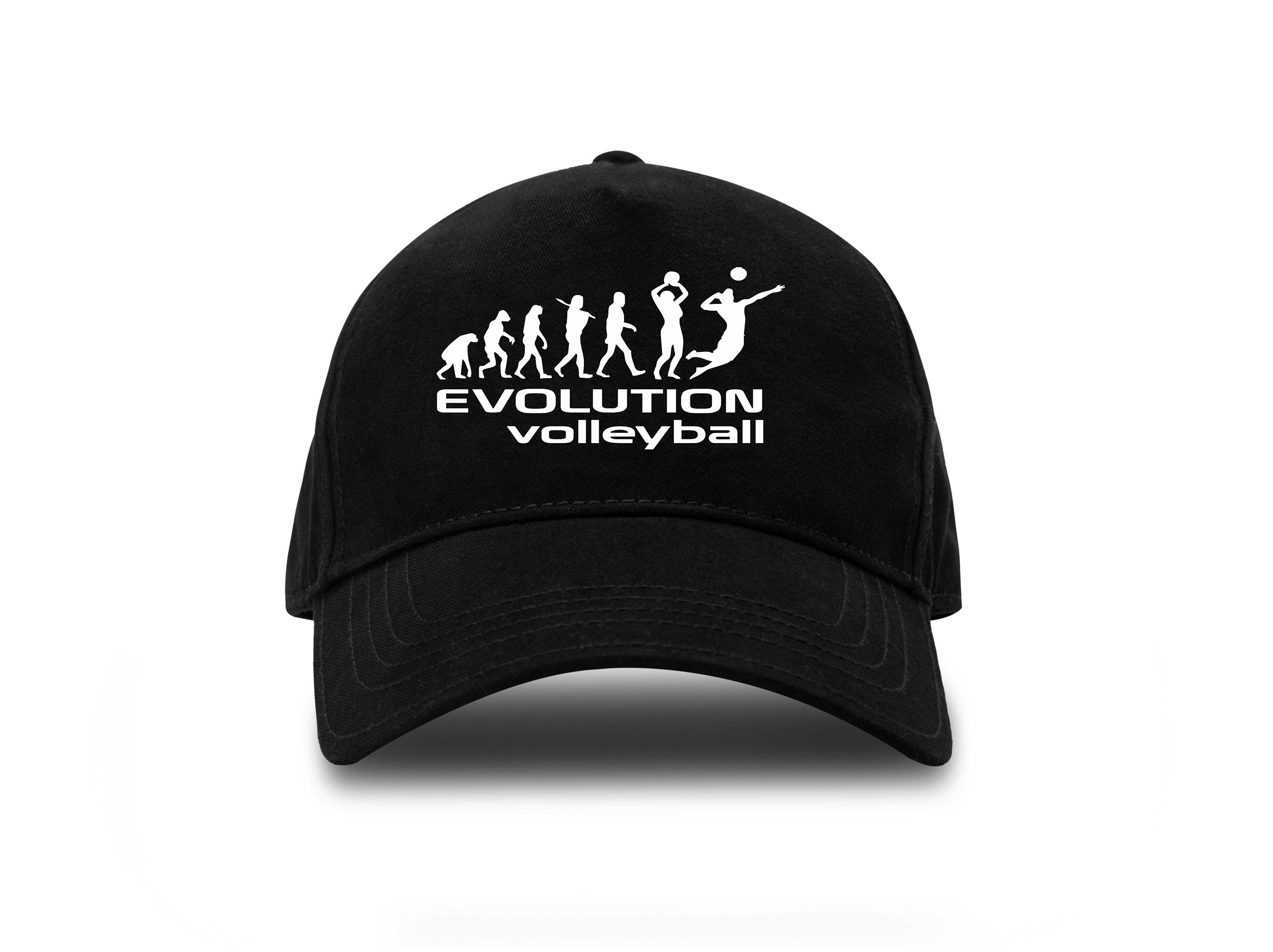 Evolution Of Volleyball Baseball Cap