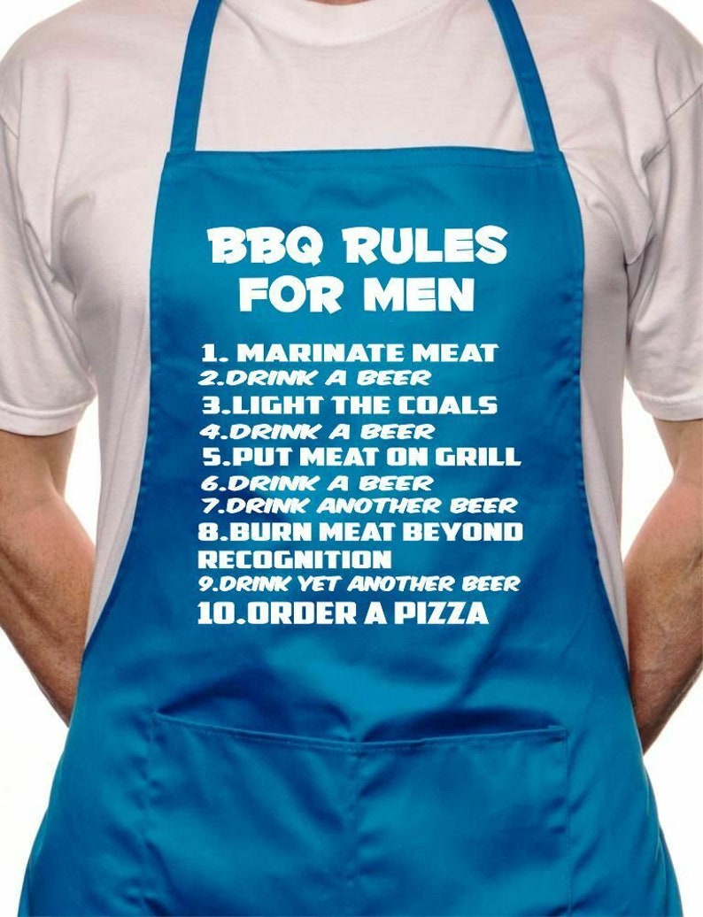 Print4u Prick With A Fork Bbq Cooking Funny Novelty Apron - View #3
