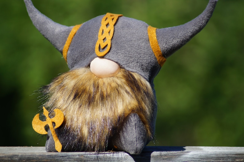 Viking Gnome Warrior Fall Mantel Decor Rustic Home Decor Etsy Canada