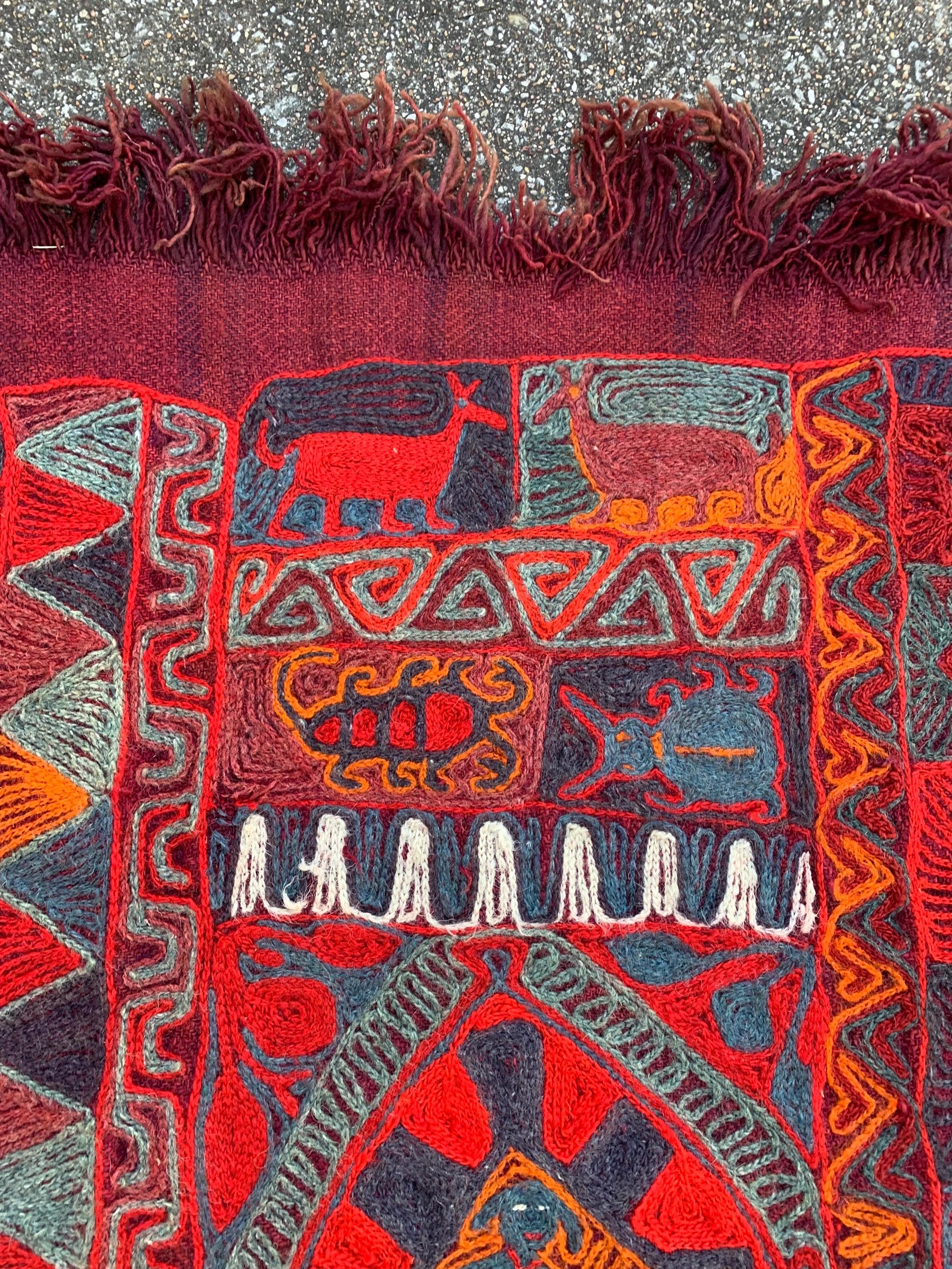 Vintage Iraqi Kilim: Camel Hair Marsh Arab Wedding Blanket - Etsy