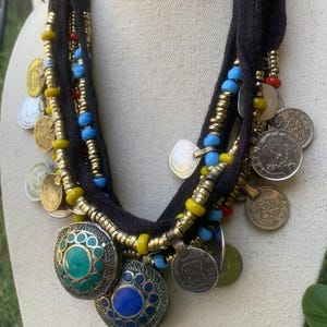 Vintage Middle Eastern Coin Necklaces 6