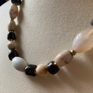 Rare Ancient Roman Stone Agate Beaded Necklace