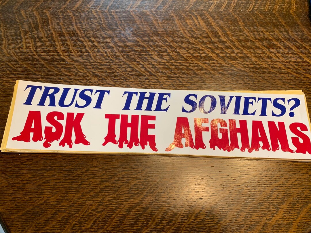 Taliban Sticker Vintage Historical Afghan Soviet War Bumper Sticker - Etsy