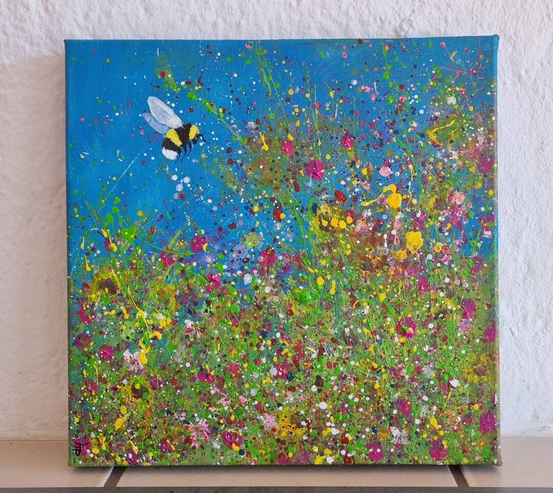 Saatgrüße Hat Die Blume Einen Knick, War Die Hummel Wohl Zu Dick