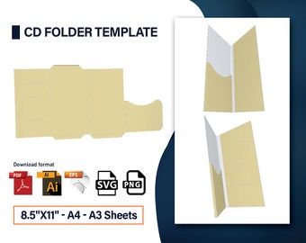 CD Sleeves*White Window Envelopes*5x5 Envelope with flap and Tuck*Set of 10 CD Sleeves*Junk Journal Storing Scrapbook