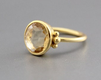 925 Sterling Silver Ring Citrine Gemstone Free Shipping American Seller RJ-333 Natural Citrine Ring