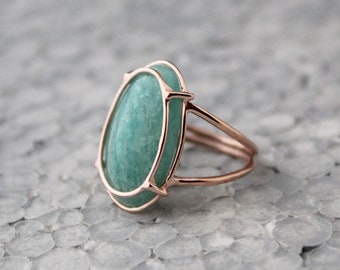 Personalized Natural Stone Silver Ring Natural Stone Energy Ring Colorful Natural Stone Design Silver Ring 925 Sterling Silver Rings