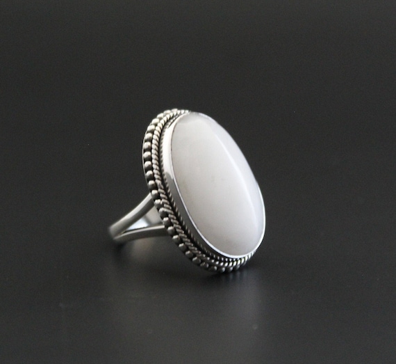 925 Sterling Silver CZ White Zircon Stone Mens Ring – silverbazaaristanbul