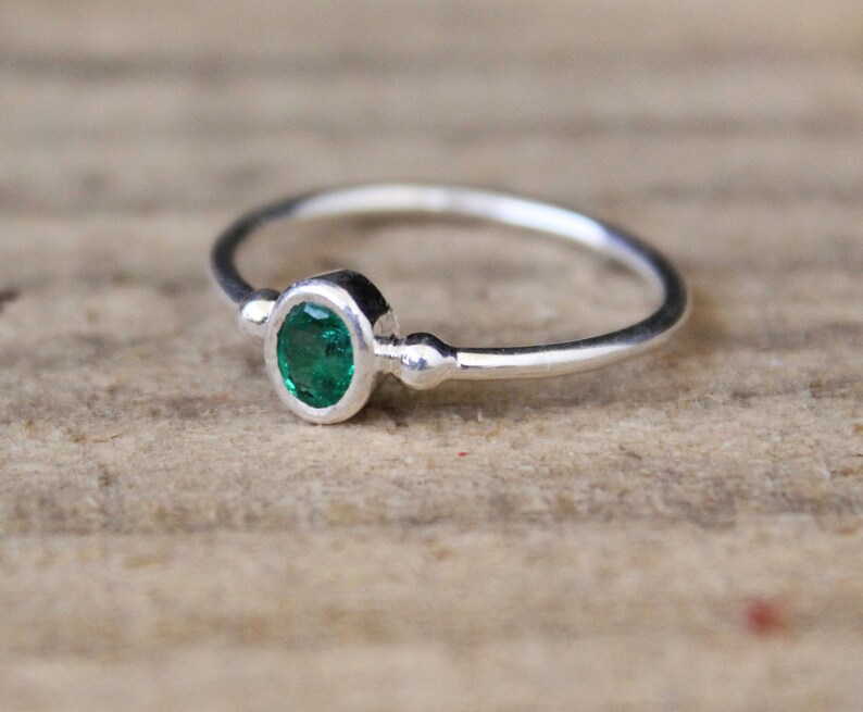 Natural Emerald  Ring Emerald Ring rings for women friendship ring 925  Silver ring Statement Ring gemstone ring
