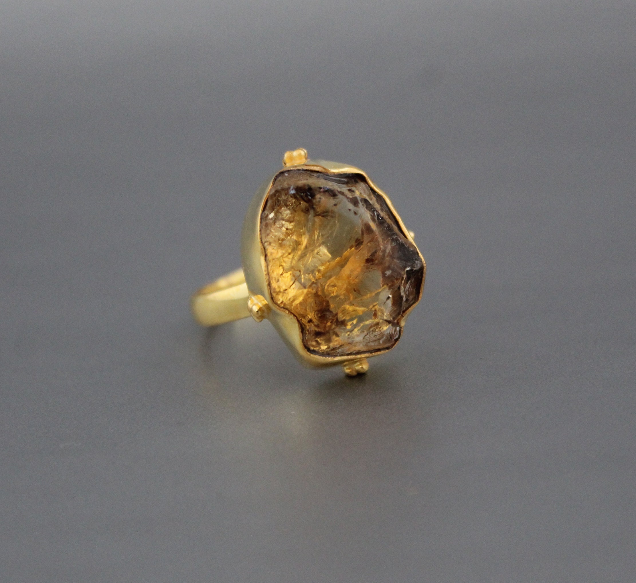 Bague Fantaisie Avec Grosse Pierre En Cristal Et Strass - Taille 60 (environ) - Neuf Sans Emballage