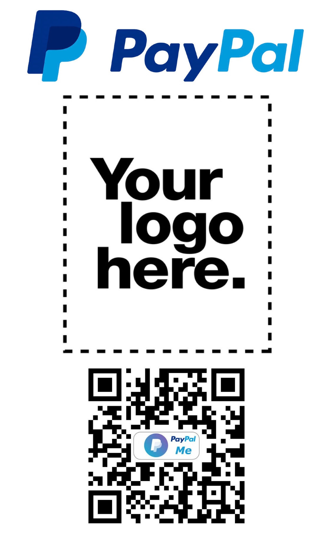 Custom PayPal Cards NFC and QR Code enabled Contactless Etsy