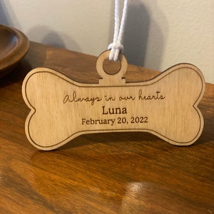 Pet Memorial Gift, Personalized christmas ornament, Loss of Dog, Memorial gift for Pet, loss of best friend, loss of family pet
